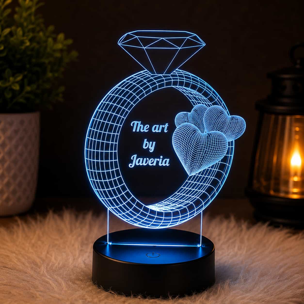 Customize LED Name Lamp | Gift for Wife, Gift for Husband, Gift for Mom & Gift for Dad