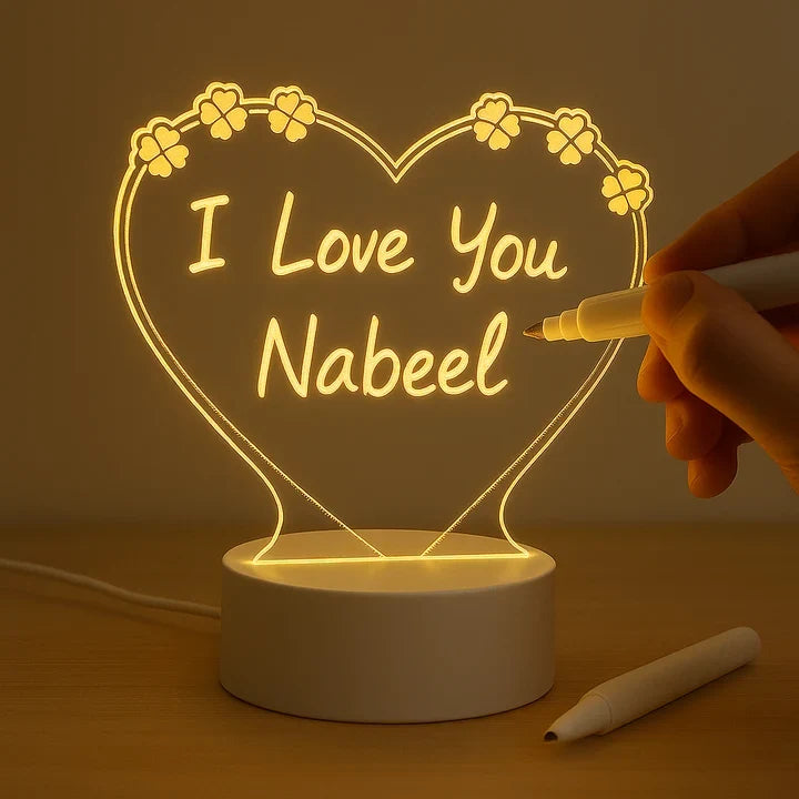 Customize LED Name Lamp | Gift for Wife, Gift for Husband, Gift for Mom & Gift for Dad